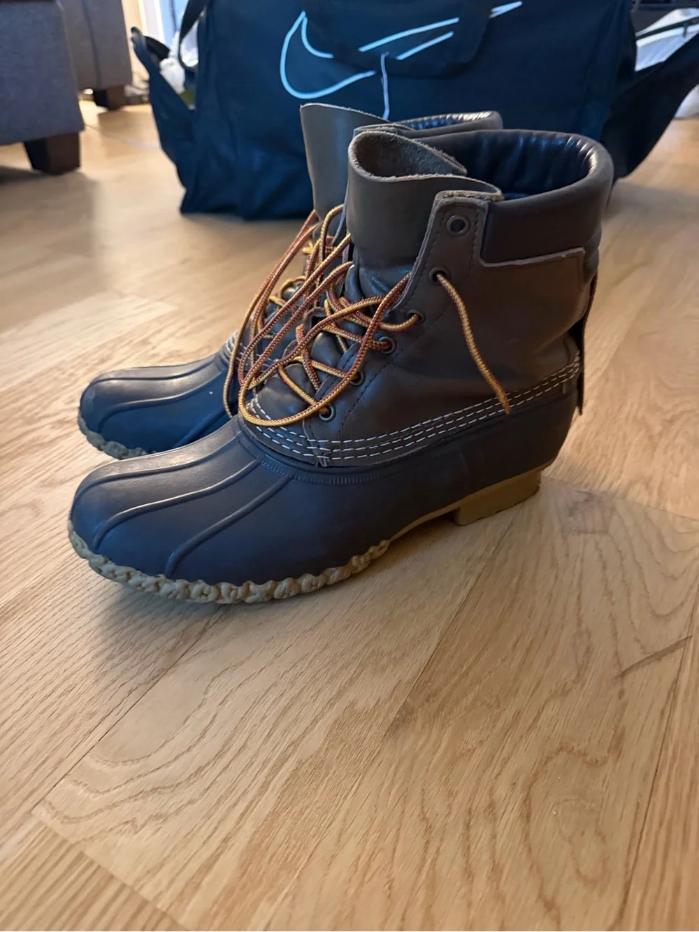 L.L. Bean Green Men's Duck Boots